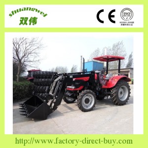 Multifunctional agricultural tractor mounted front end loader