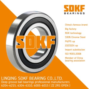 China top brand SDKF Deep Groove Ball Bearing 6305-ZZ-2RS