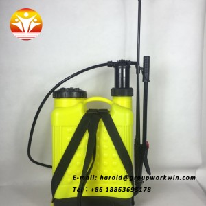 16l battery and manual 2 in 1 agricultural spray pump portable electric power sprayer