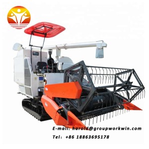 Durable and high efficiency rice harvester