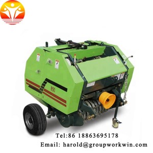 Small round hay baler