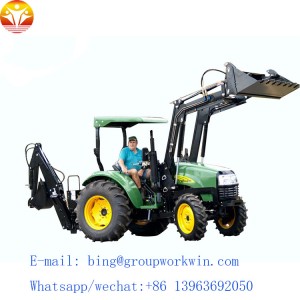 Best price 4wd cheap 50hp farm tractor with front loader