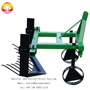 Small 2-row potato harvester