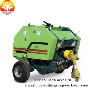 Manufacturer CE hydraulic small round hay baler with factory price