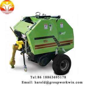 Manufacturer CE hydraulic small round hay baler with factory price