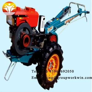 farm mini diesel hand walking tractor motocultor