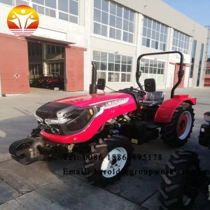 80HP 4x4 farm tractor with cabin