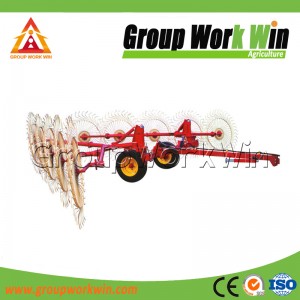 2018 Best Selling Rotary Finger Wheel Hay Rake