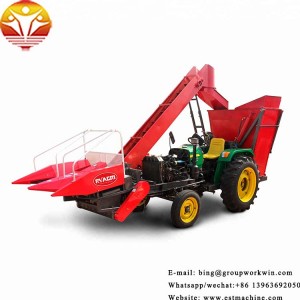 Tractor mounted small ear corn/maize combine harvester prices in pakistan market