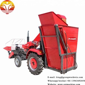 Tractor mounted small ear corn/maize combine harvester prices in pakistan market