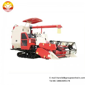 Agricultural Equipment 4LZ-4.0E Mini Rice Wheat Combine Harvester