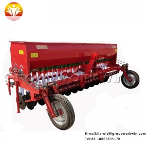 18-line fertilizer and sowing machine disc wheat seeder, wheat planter