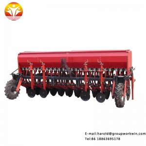 18-line fertilizer and sowing machine disc wheat seeder, wheat planter