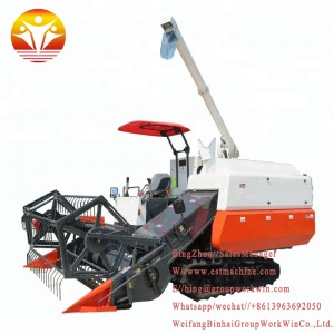 A popular rice harvester powered by diesel