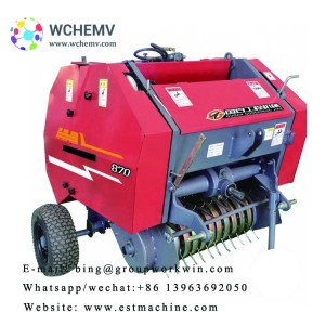 manufacturer ce assured 870 mini round hay baler for sale