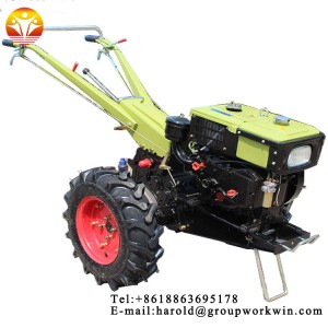 Modern two wheel rubber walking tractor price