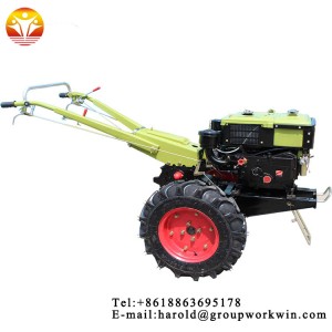 Modern two wheel rubber walking tractor price