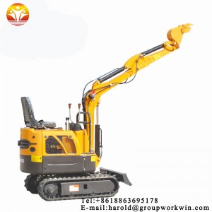 1000kg hydraulic mini excavator with competitive prices