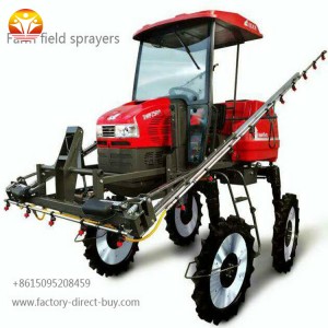 Agricultural Self Propelled Four-Wheel Drive Pesticide Spraying Power Agriculture Boom Sprayer Machinery