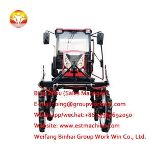 Agricultural Self Propelled Four-Wheel Drive Pesticide Spraying Power Agriculture Boom Sprayer Machinery