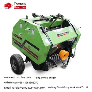 European standard manufacturer (CE No.OSE--11-0606/01) RXYK0850 mini round hay baler