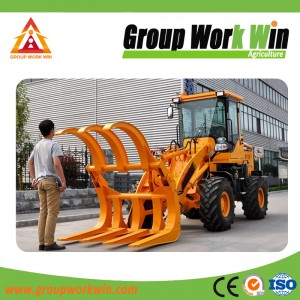 Large tire grasping wood machine