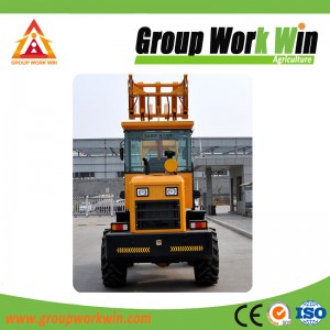 Large tire grasping wood machine