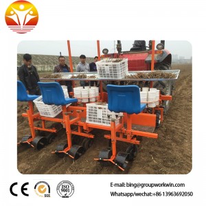 Fruit and vegetable transplanting machine