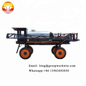 Agricultural Self Propelled Four-Wheel Drive Pesticide Spraying Power Agriculture Boom Sprayer Machinery