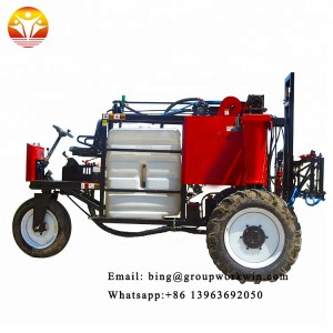 Agricultural Self Propelled Trailer Agriculture Pesticide Fertilizer Three-wheel Drive Tractor Boom Sprayer Machine