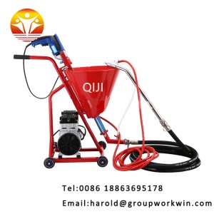 Hot sale mini Putty coating cement mortar spraying machine