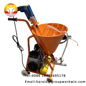 Hot sale mini Putty coating cement mortar spraying machine