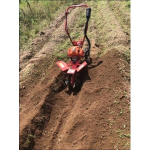 Wet land weeding and ditching tiller machine with all of the accessories