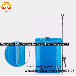 plastic knapsack agricultural hand manual sprayer