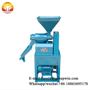 Rice peeling polishing machine