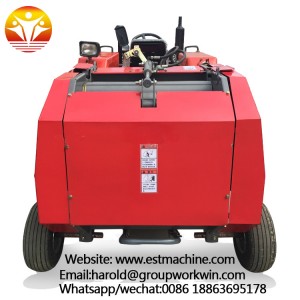 mini round hay straw baler with tractor driven