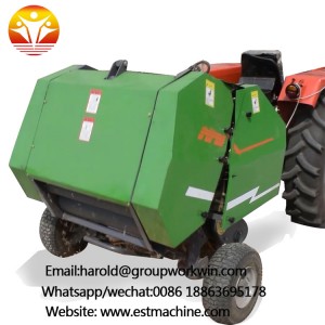 mini grass baler rice straw baling machine used