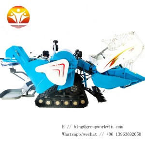 Hot-selling factory supplies mini rice combine harvester for sale