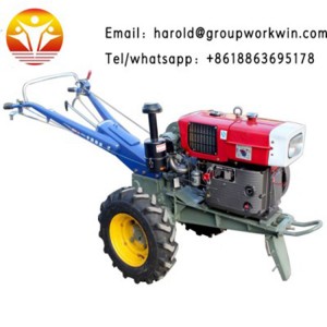 Modern two wheel rubber walking tractor