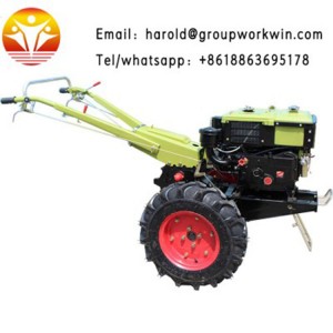 Modern two wheel rubber walking tractor