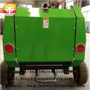 mini grass baler rice straw baling machine used