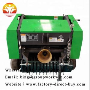 good quality mini round hay straw baler