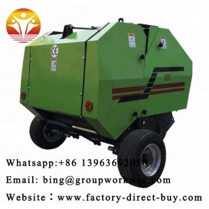 Economy square straw baler/ mini roll hay baler