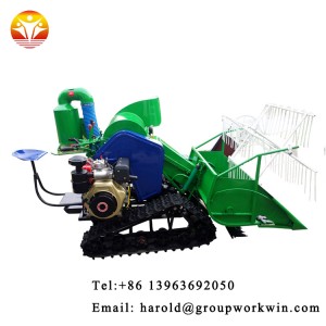 Agricultural Equipment 4LZ-4.0E Mini Rice Wheat Combine Harvester