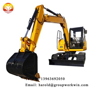 China made 3ton 4ton mini crawler excavator with CE