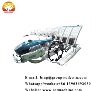 High efficiency 2z-430 4-row rice transplanter price walking behind in India