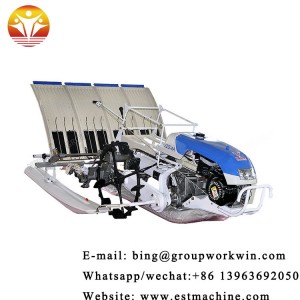 High efficiency 2z-430 4-row chinese mechnica rice transplanter