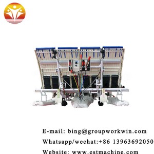 High efficiency 2z-430 4-row chinese mechnica rice transplanter