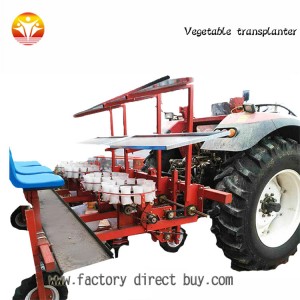 Chinese vegetable seedling transplanting machine