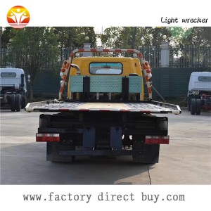 Vehicle rescue road light wrecker trailer